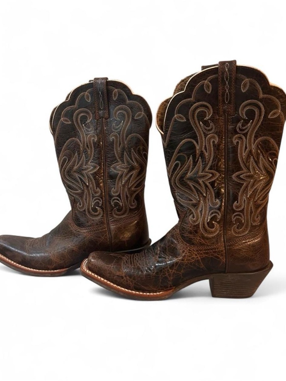 Ariat chocolate chip brown boots